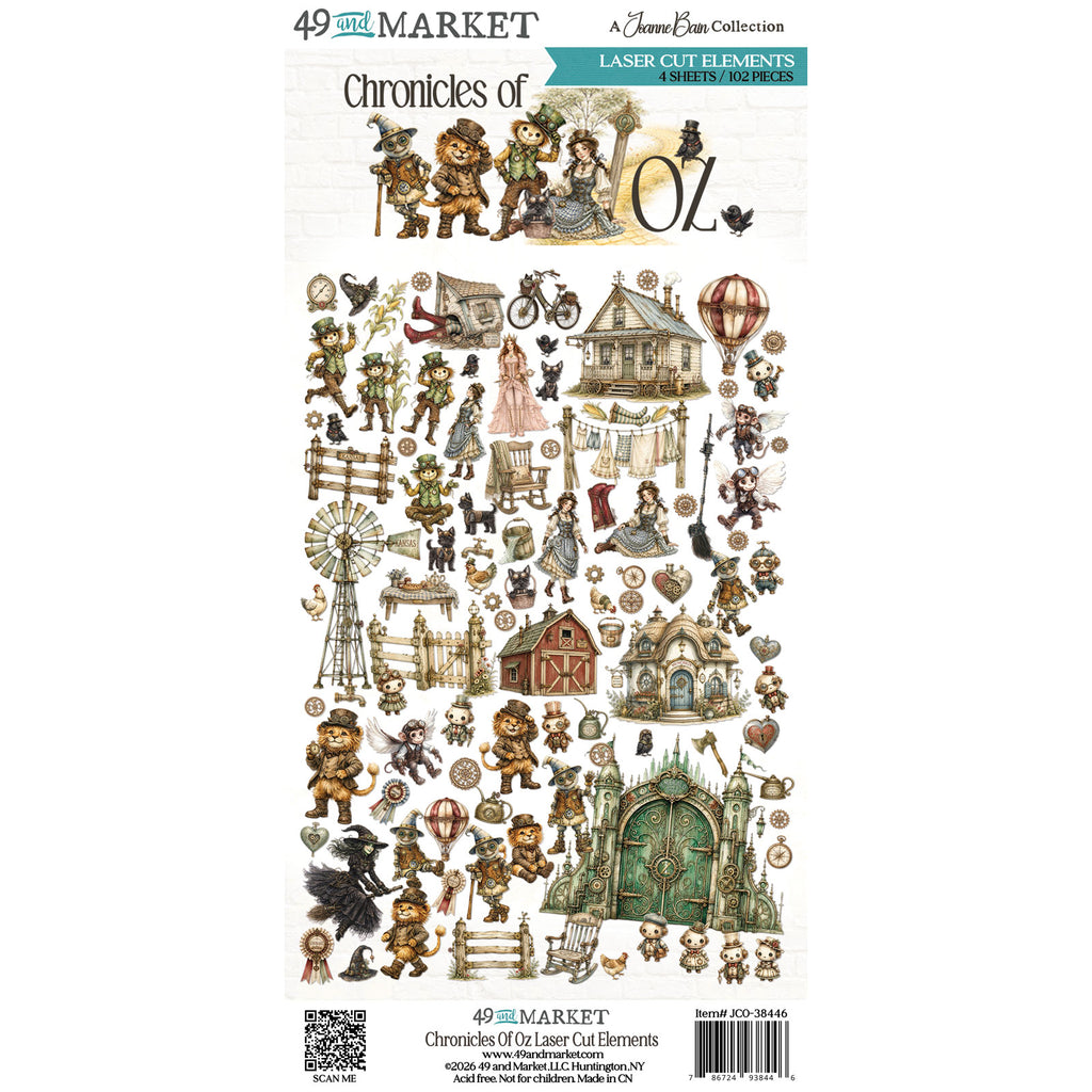 49 and Market Chronicles of Oz Laser Cut Elements jco-38446