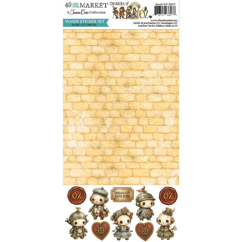 49 and Market Chronicles of Oz Washi Stickers joc-38477