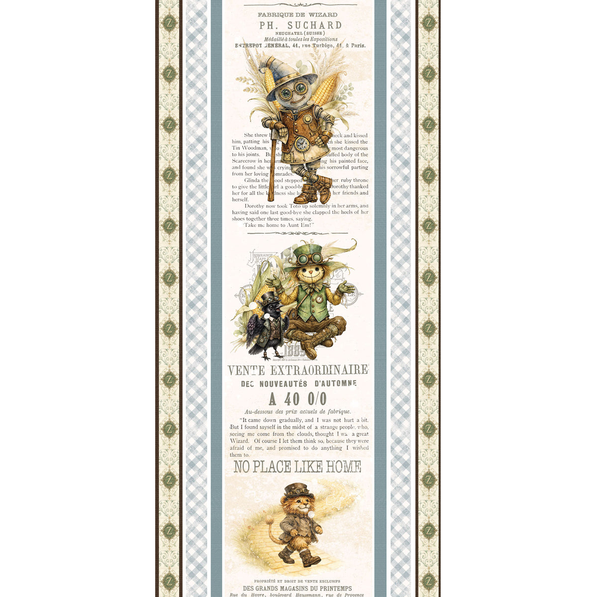 49 and Market Chronicles of Oz Washi Stickers joc-38477 contents inside package