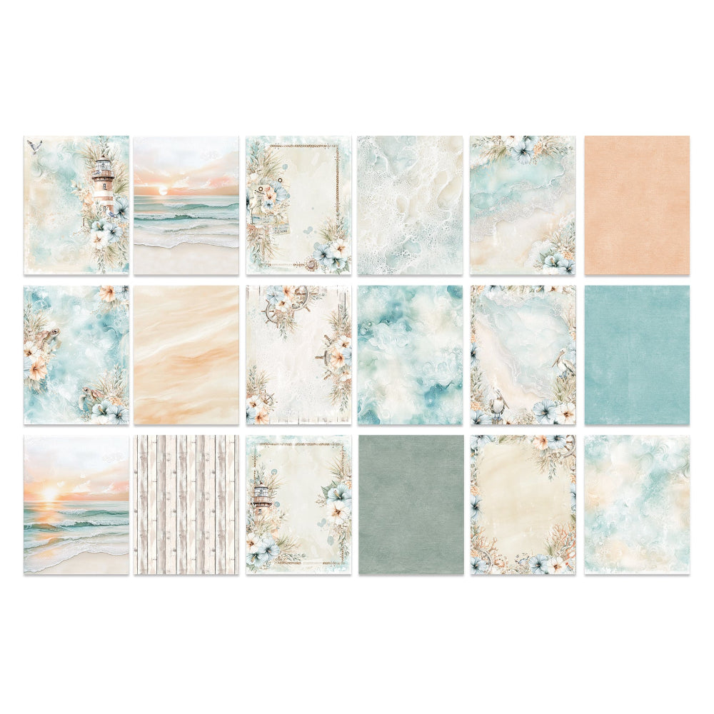49 and Market Coastal Soul  6 x 8 inch Paper Pack jcs-36817 each paper image