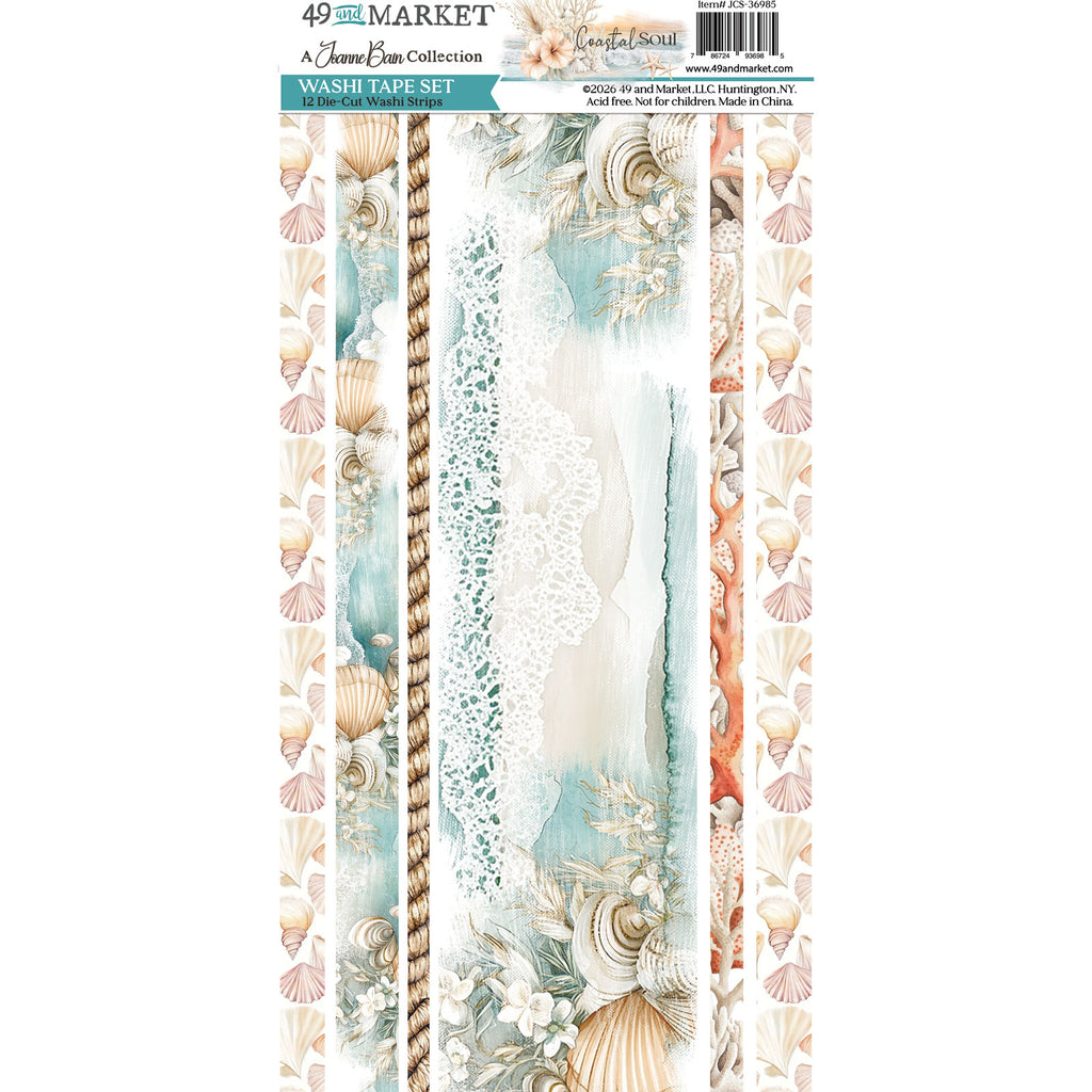 49 and Market Coastal Soul Washi Sheets jcs-36985