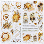 49 and Market Country Heart Cafe 6 x 12 inch Blendable Rub-on Transfers jch-36367 contents inside page 2