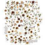 49 and Market Country Heart Cafe Laser Cut Wildflowers jch-36381 contents inside package