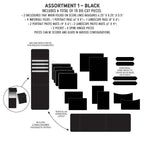 49 and Market Create-An-Album Foundation Inserts Assortment 1 Black caa-32826 image 1