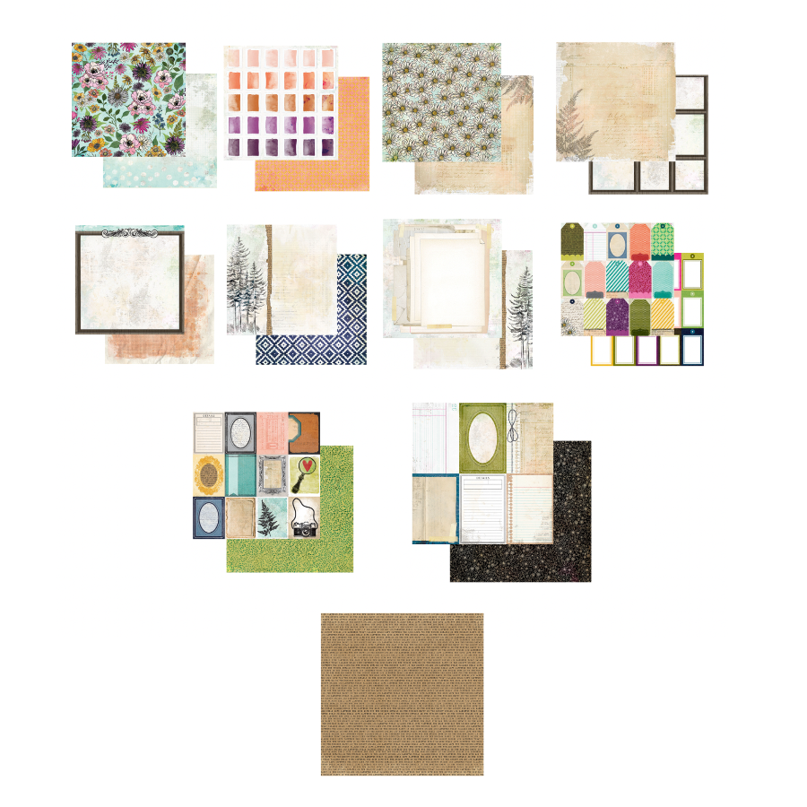 49 and Market Curiosities in Willow Grove 12 x 12 Starters Paper Pack vbwg-33441 image 2