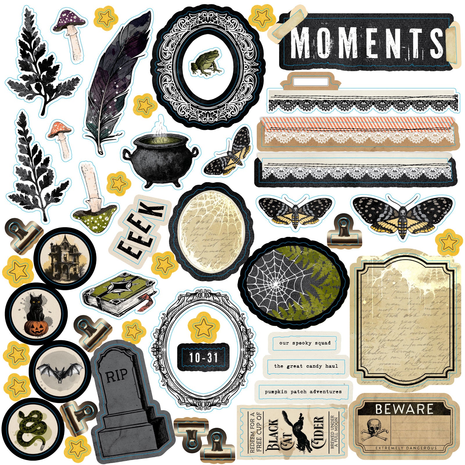 49 and Market Curiosities in Willow Grove Halloween Assortment vbwg-33731 moments
