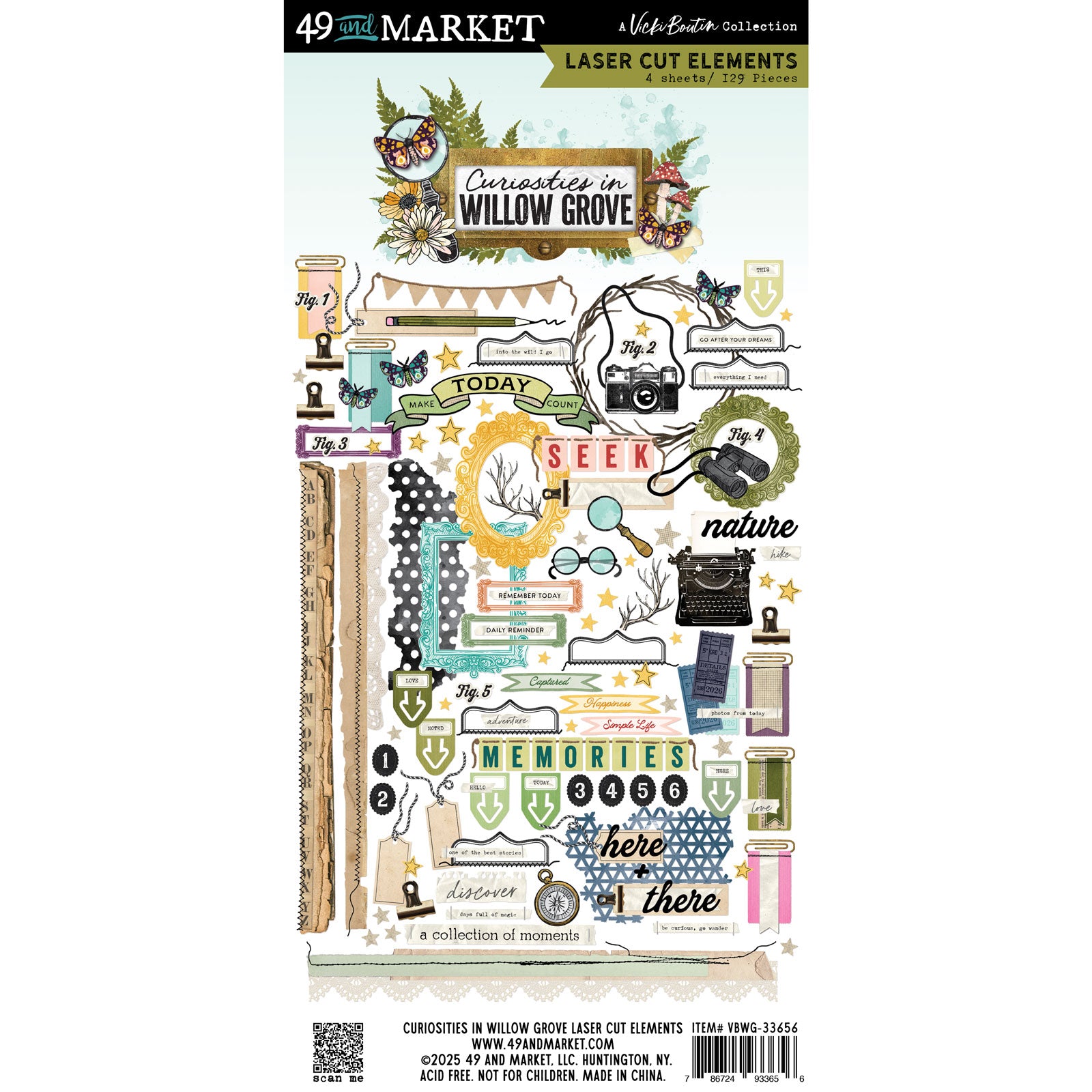 49 and Market Curiosities in Willow Grove Laser Cut Elements vbwg-33656
