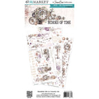 49 and Market Echoes of Time 6 x 12 inch Rub-on Transfers jet-33380