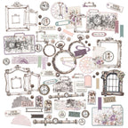 49 and Market Echoes of Time Die Cut Elements jet-33427 image 1