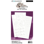 49 and Market Echoes of Time Irresistible Times 6 x 12 inch Rub-on Transfers jet-33397
