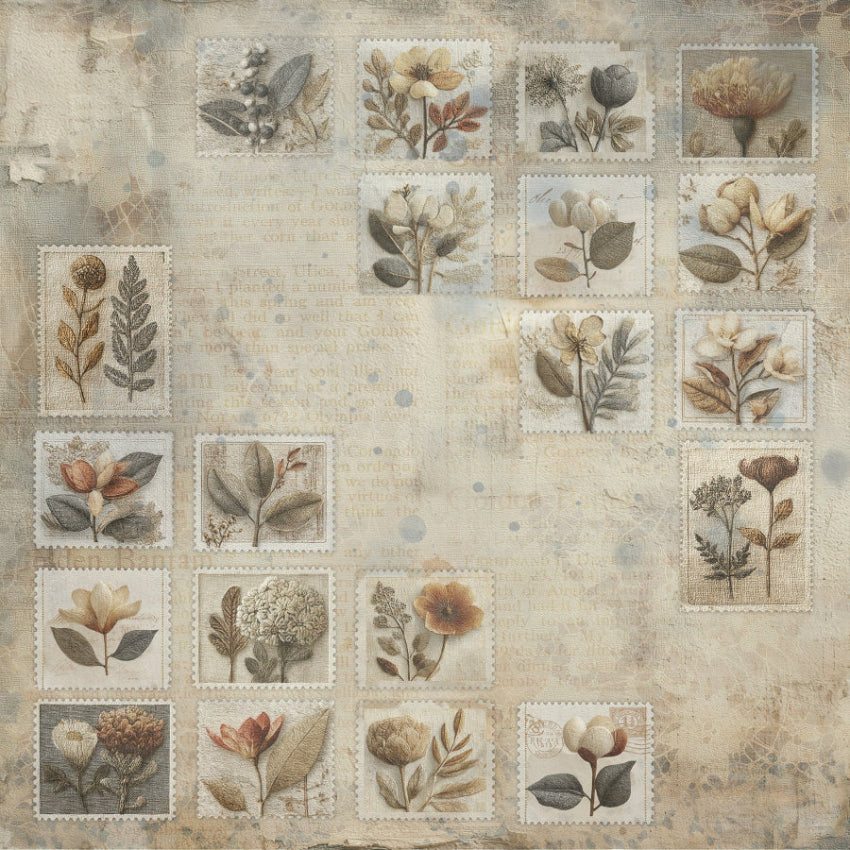 49 and Market Faded Memory Lane 12 x 12 inch Paper Pack fml-35506 bonus design