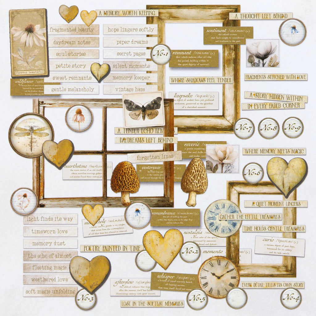 49 and Market Faded Memory Lane Chipboard fml-35728 inside