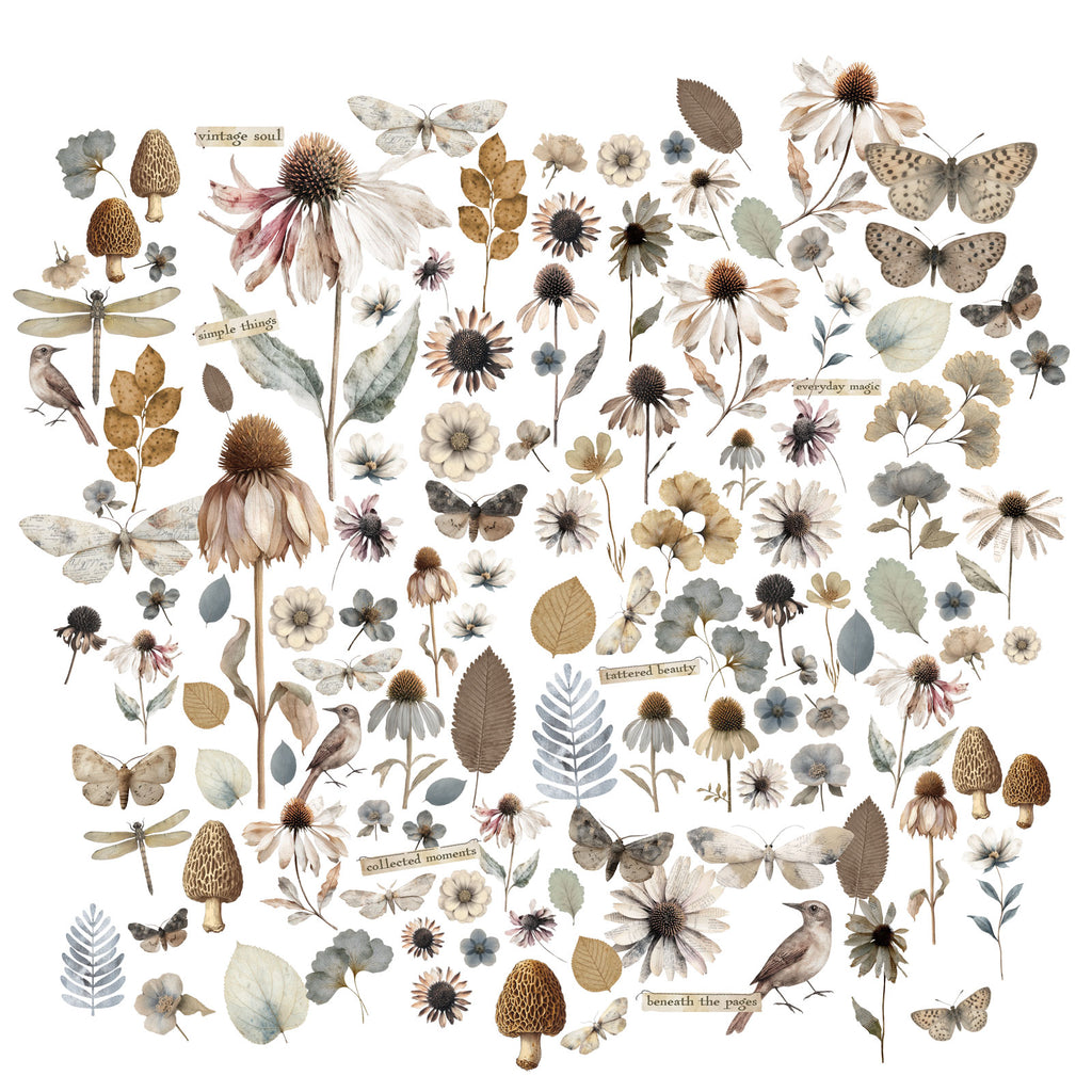 49 and Market Faded Memory Lane Laser Wild Flowers fml-35681 product image 1
