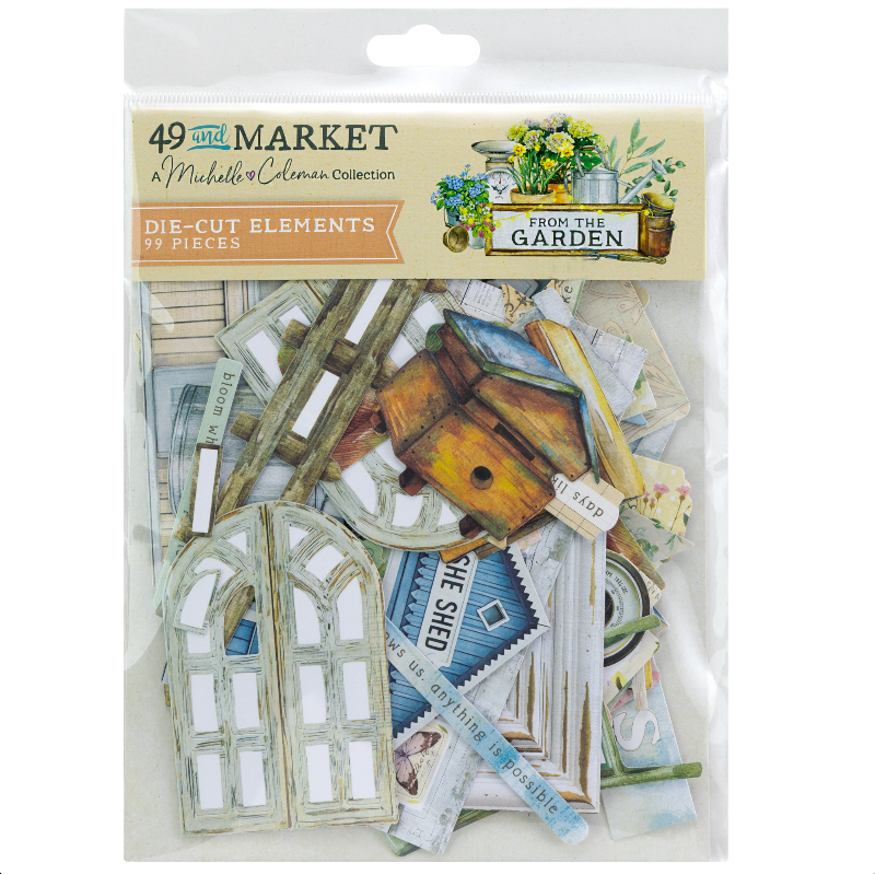 49 and Market From the Garden Die Cut Elements ftg-35469