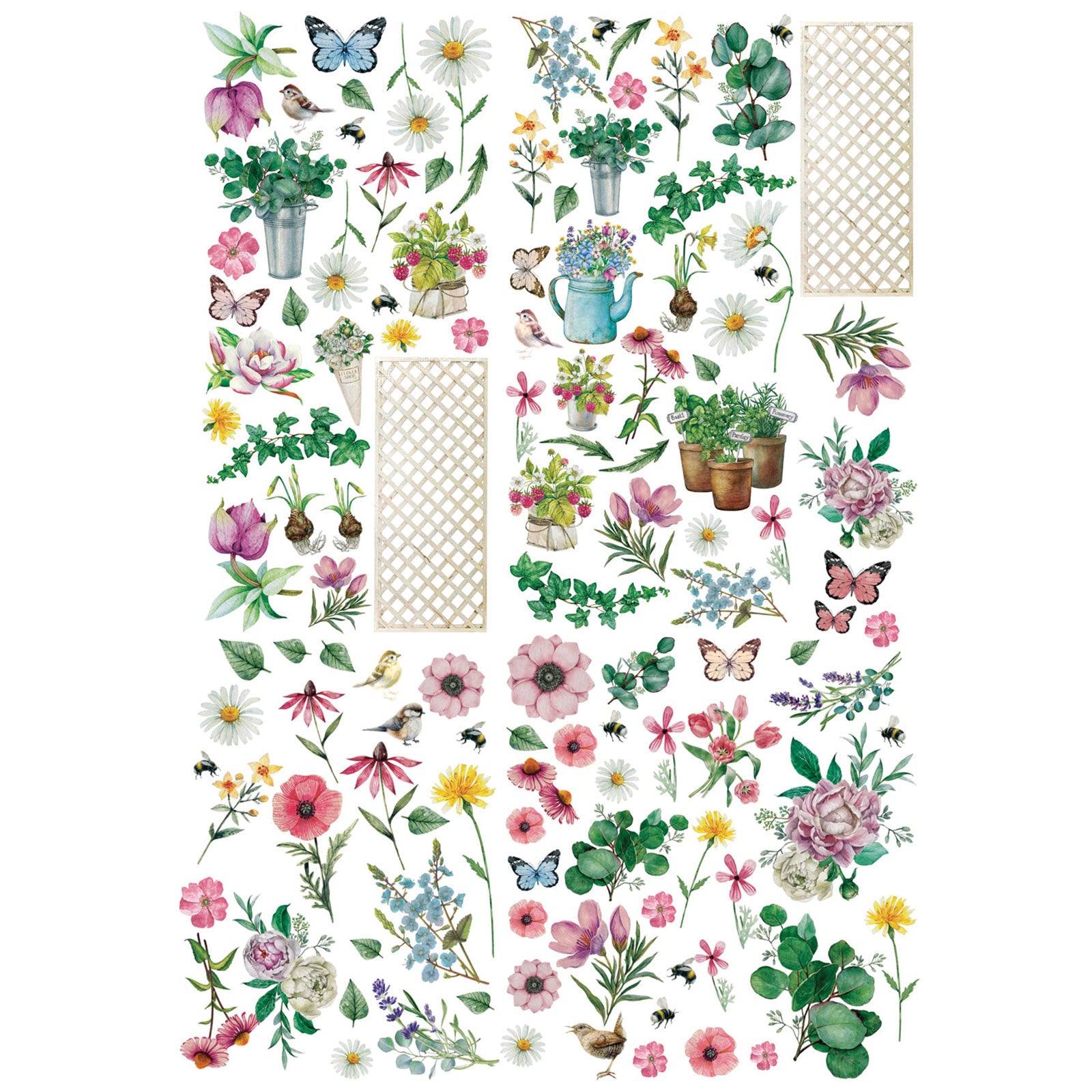 49 and Market From the Garden Wildflowers Laser Cuts ftg-35452 product image 1