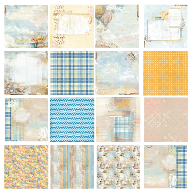 49 and Market Glimmer and Glee 12 x12 inch Paper Pack dgg-35964 image 1