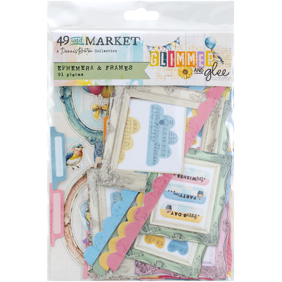 49 and Market Glimmer and Glee Ephemera and Frames dgg-36138