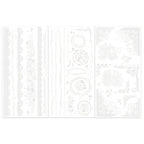 49 and Market Irresistible Artful Edges Rub-on Transfers vbi-34257 image 2