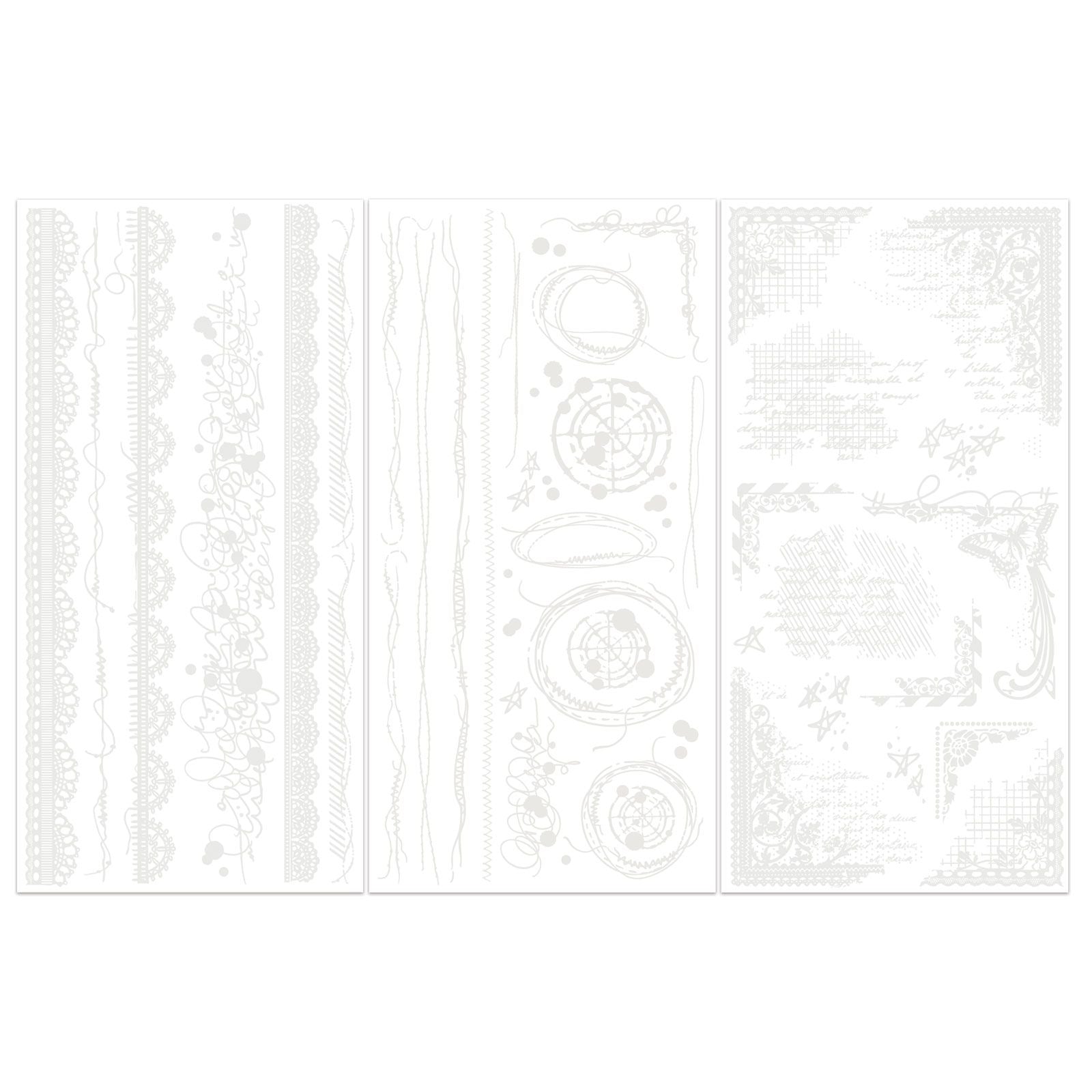 49 and Market Irresistible Artful Edges Rub-on Transfers vbi-34257 image 2