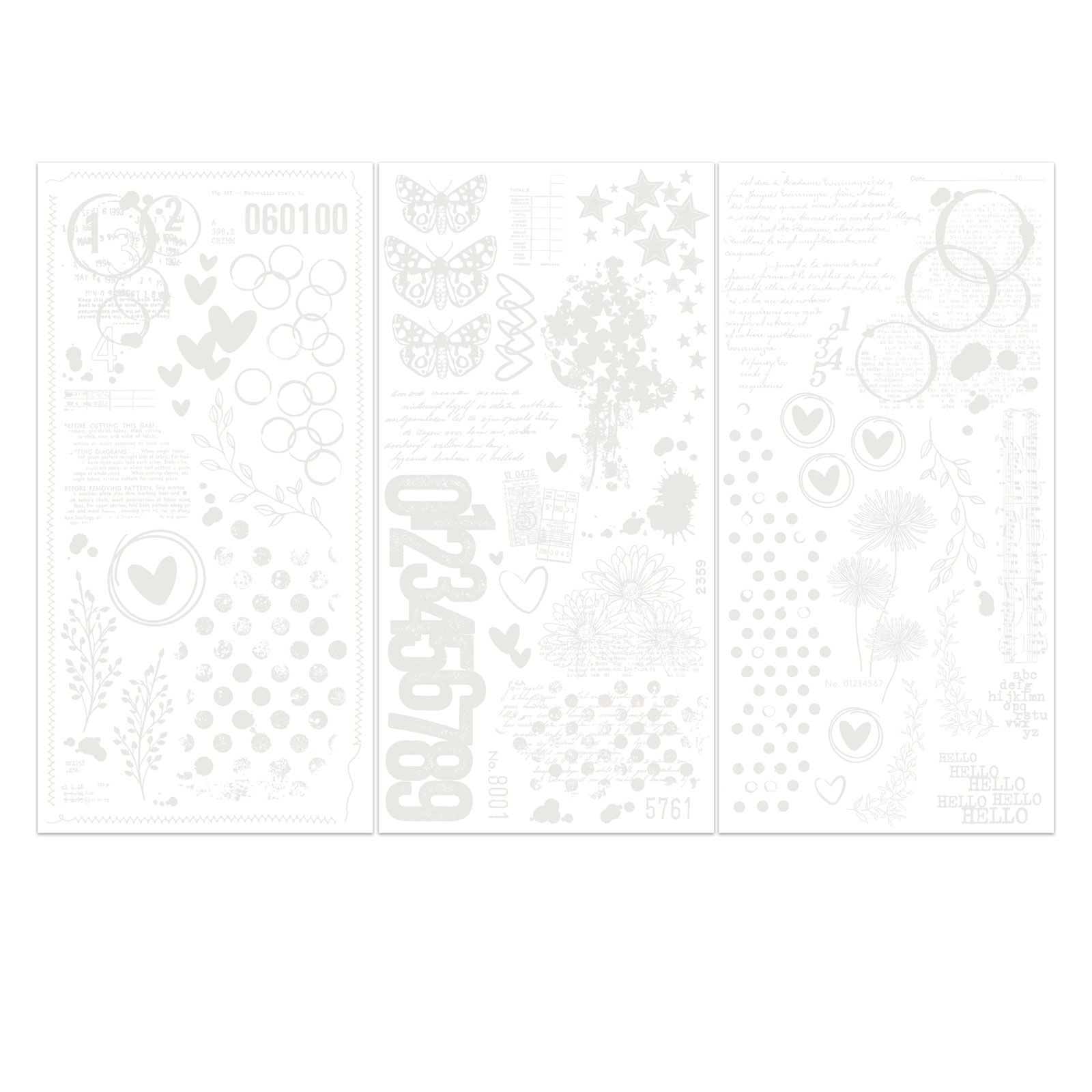 49 and Market Irresistible Curiosities Rub-on Transfers by Vicki Boutin vbi-33755 image 2