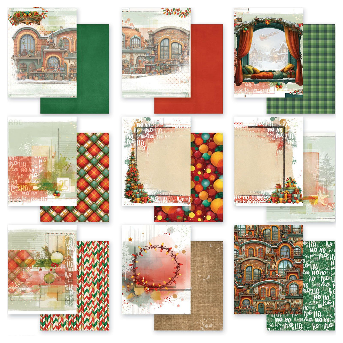 49 and Market Jolly Jingles  6 x 8 inch Paper Pack djj-38064 all images