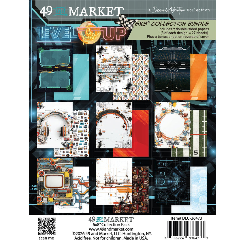 49 and Market Level Up 6 x 8 inch Paper Pack dlu-36473