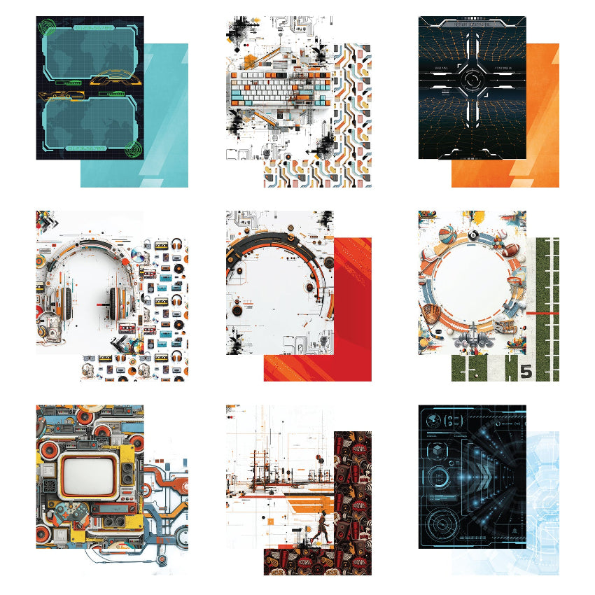 49 and Market Level Up 6 x 8 inch Paper Pack dlu-36473 all paper images