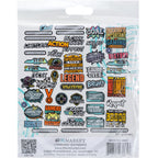 49 and Market Level Up Chipboard Set dlu-36657 back of package