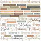 49 and Market Little Celebrations Chipboard Set jlc-31980 words