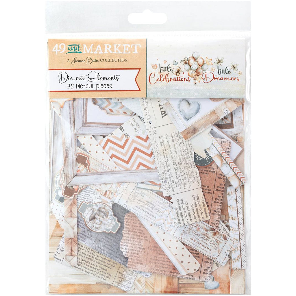 49 and Market Little Dreamer Little Celebration Die Cut Elements jdc-31768