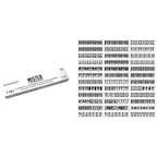 49 and Market Mister Alphabet Rub On Transfers aro-29178