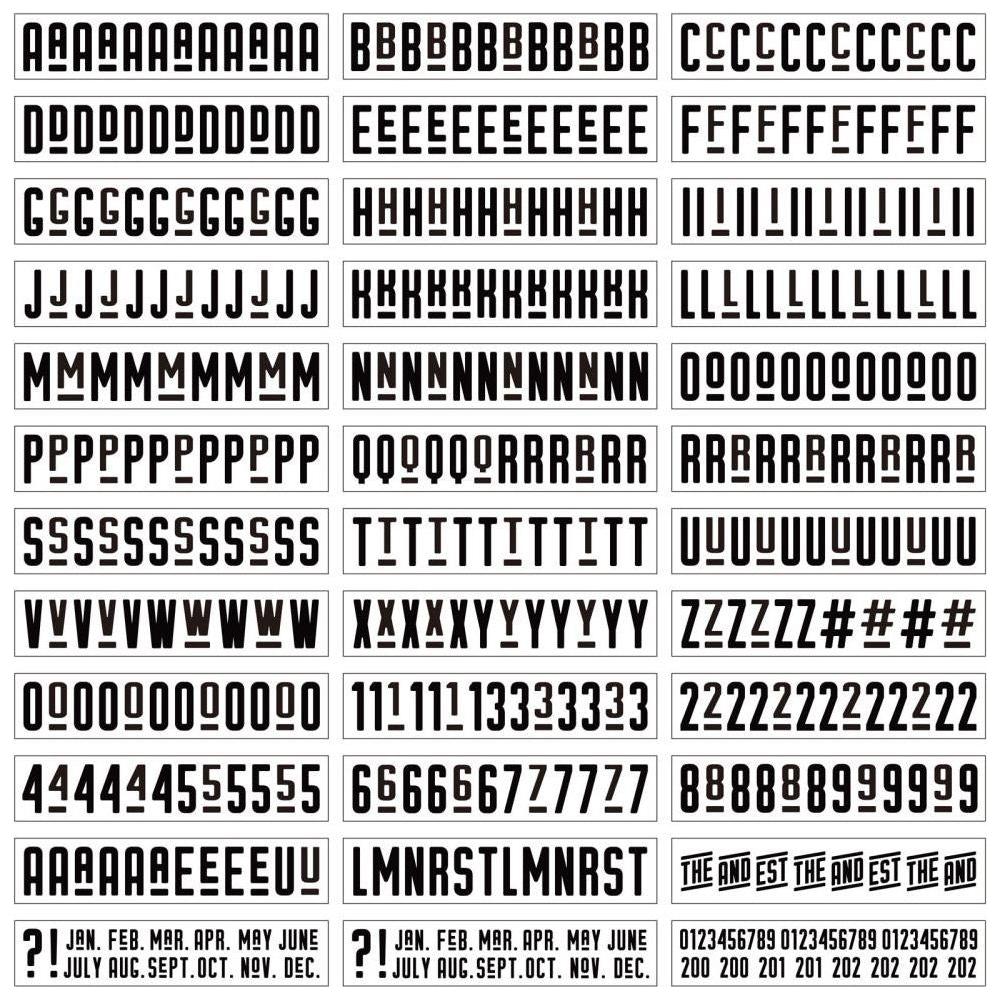 49 and Market Mister Alphabet Rub On Transfers aro-29178 product image