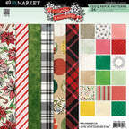 49 and Market Mistletoe and Memories 12x12 inch Paper Pad vbm-32482