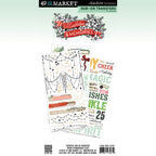 49 and Market Mistletoe and Memories Essential Rub-on Transfers vbm-32659