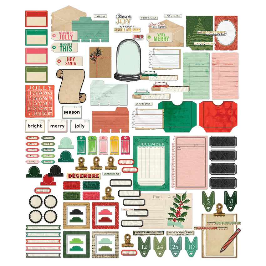 49 and Market Mistletoe and Memories Journaling Die-Cuts vbm-32703 product image