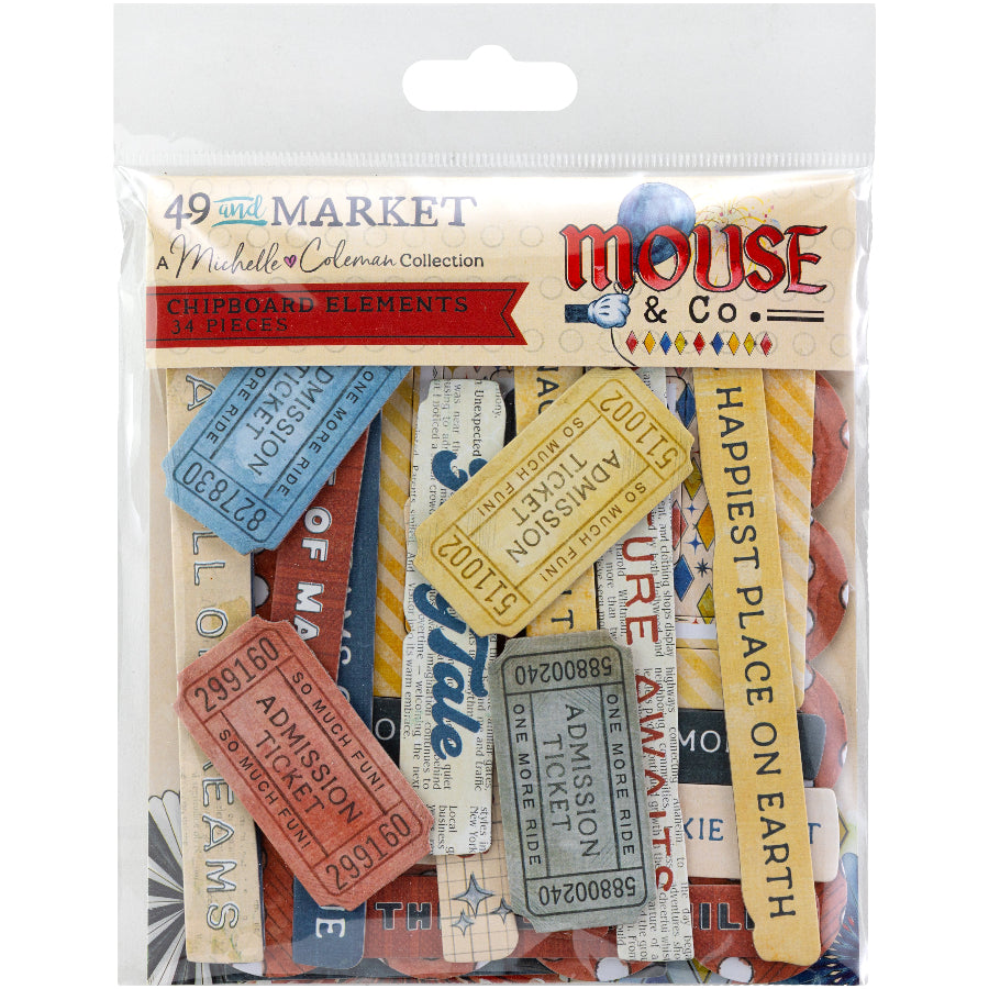 49 and Market Mouse and Co. Chipboard mmc-37722