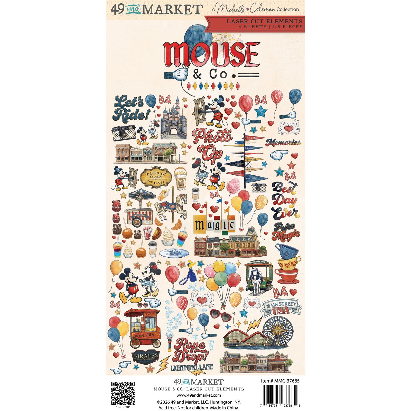 49 and Market Mouse and Co. Laser Cut Elements mmc-37685