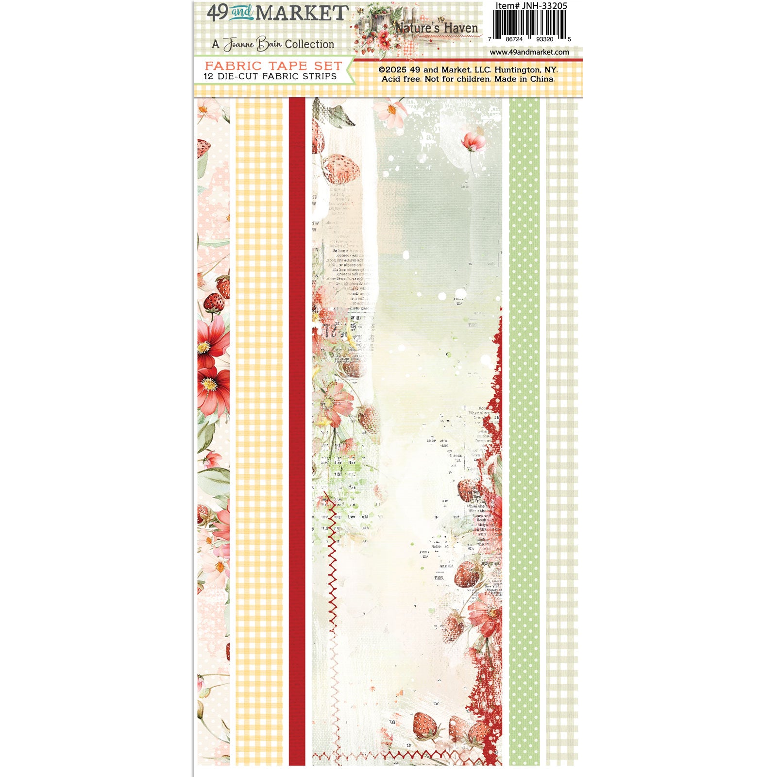 49 and Market Nature's Haven Fabric Strips jnh-33205