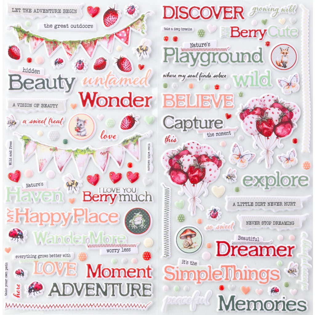 49 and Market Nature's Haven Puffy Stickers jnh-33212 product image