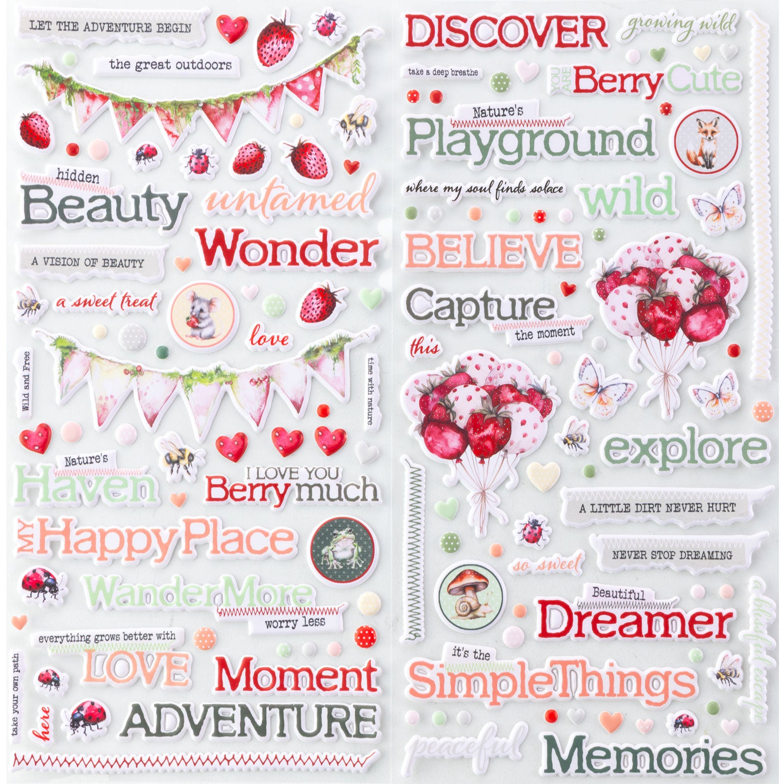 49 and Market Nature's Haven Puffy Stickers jnh-33212 product image