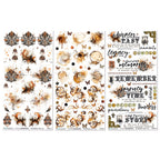 49 and Market Nostalgic Memories 6 x12 Blendable Rub-on Transfer Sheets dnm-33953 image 2