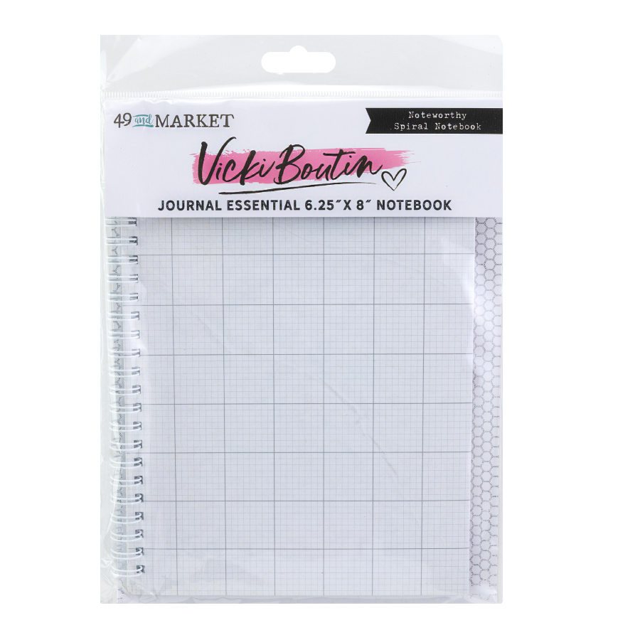 49 and Market Noteworthy Journal Essential 6 x 8 inch Spiral Notebook caa-32796