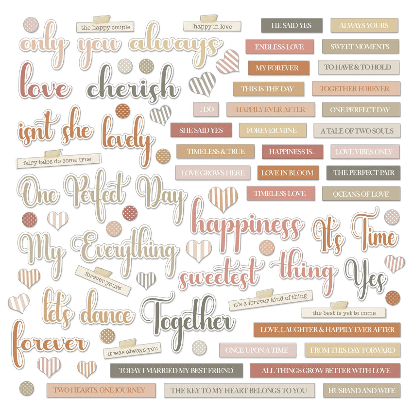 49 and Market One Perfect Day Chipboard Words ofd-30952 product image