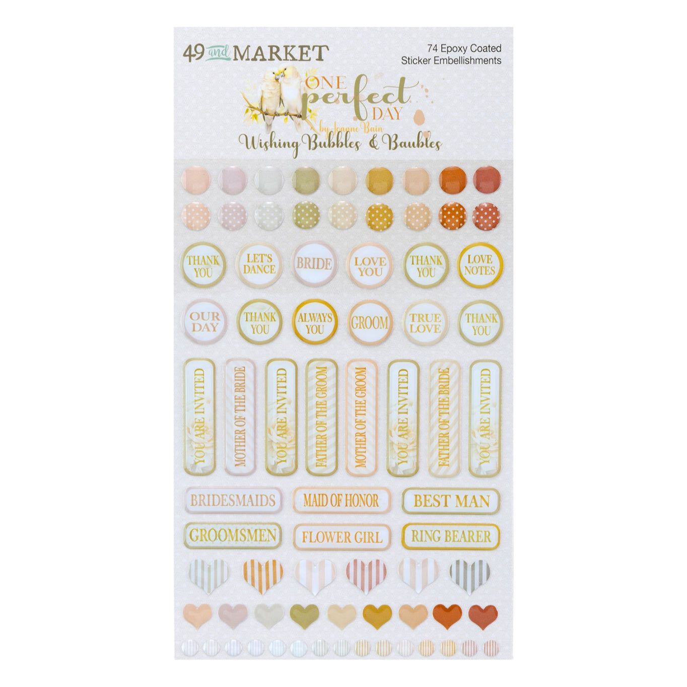 49 and Market One Perfect Day Epoxy Stickers ofd-30976