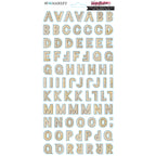 49 and Market Paper Trail Alphabet Cardstock Sticker Sheet vbwg-33779 image 1