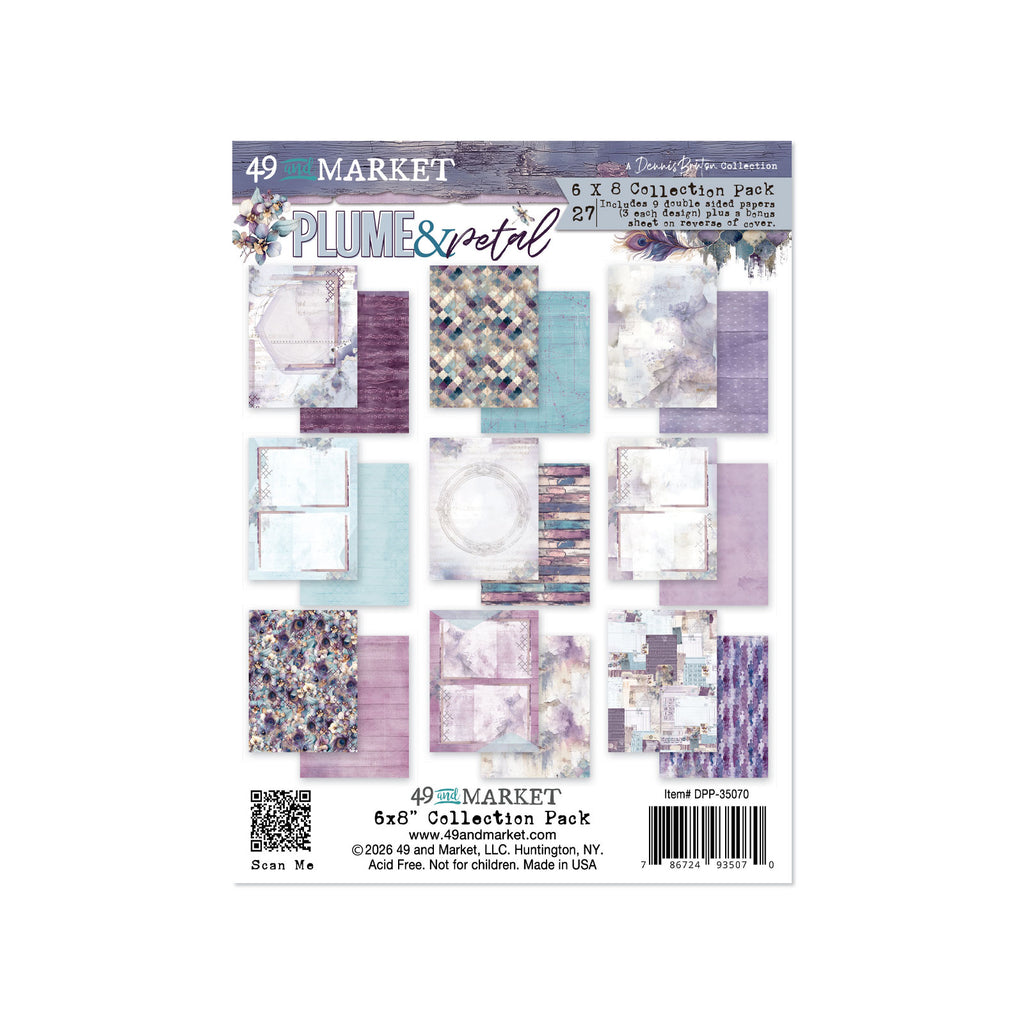 49 and Market Plume and Petal 6 x 8 Paper Pack dpp-35070