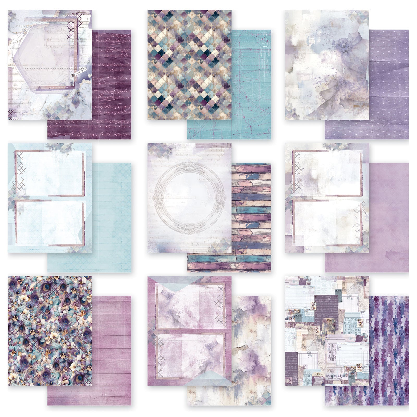 49 and Market Plume and Petal 6 x 8 Paper Pack dpp-35070 all images