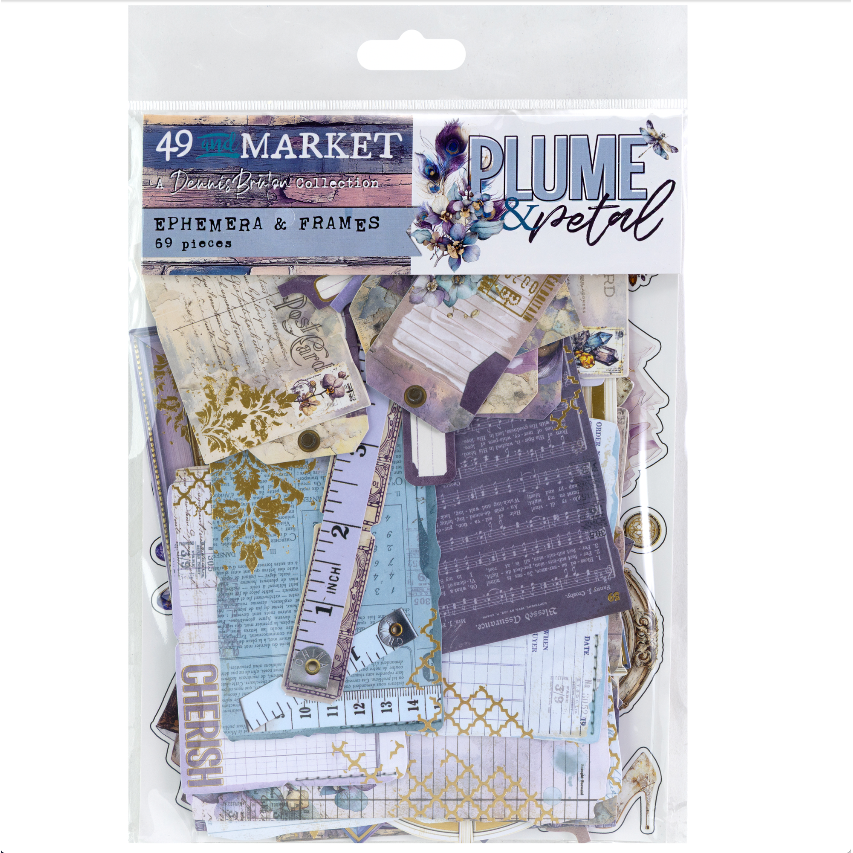 49 and Market Plume and Petal Ephemera and Frames dpp-35223