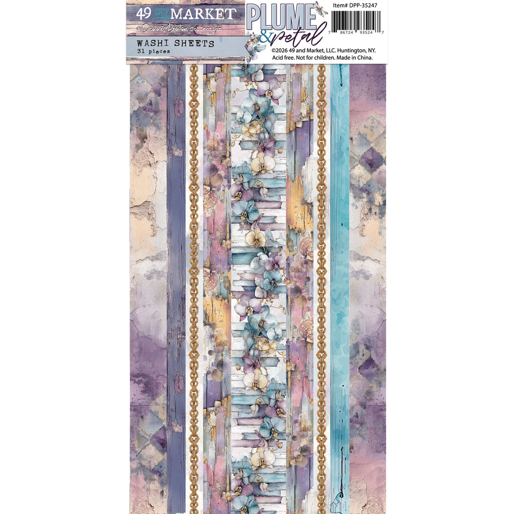 49 and Market Plume and Petal Washi Sheets dpp-35247