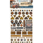 49 and Market Rust And Revs Epoxy Coated Stickers rar-29147